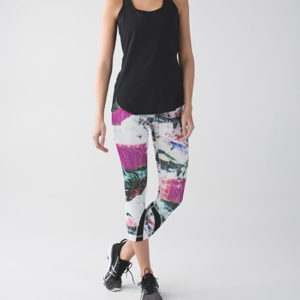 Lululemon Run Inspire Crop II Luxtreme Pigment Wave 8